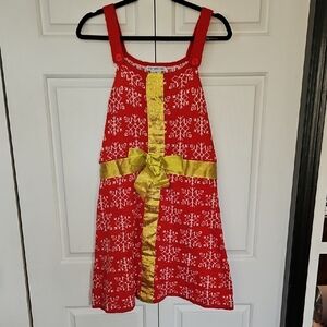 Red and Gold Knit Sweater